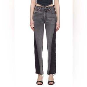 Levi’s Women’s 501 Spliced Colorblock Mid Rise Jeans Size 28